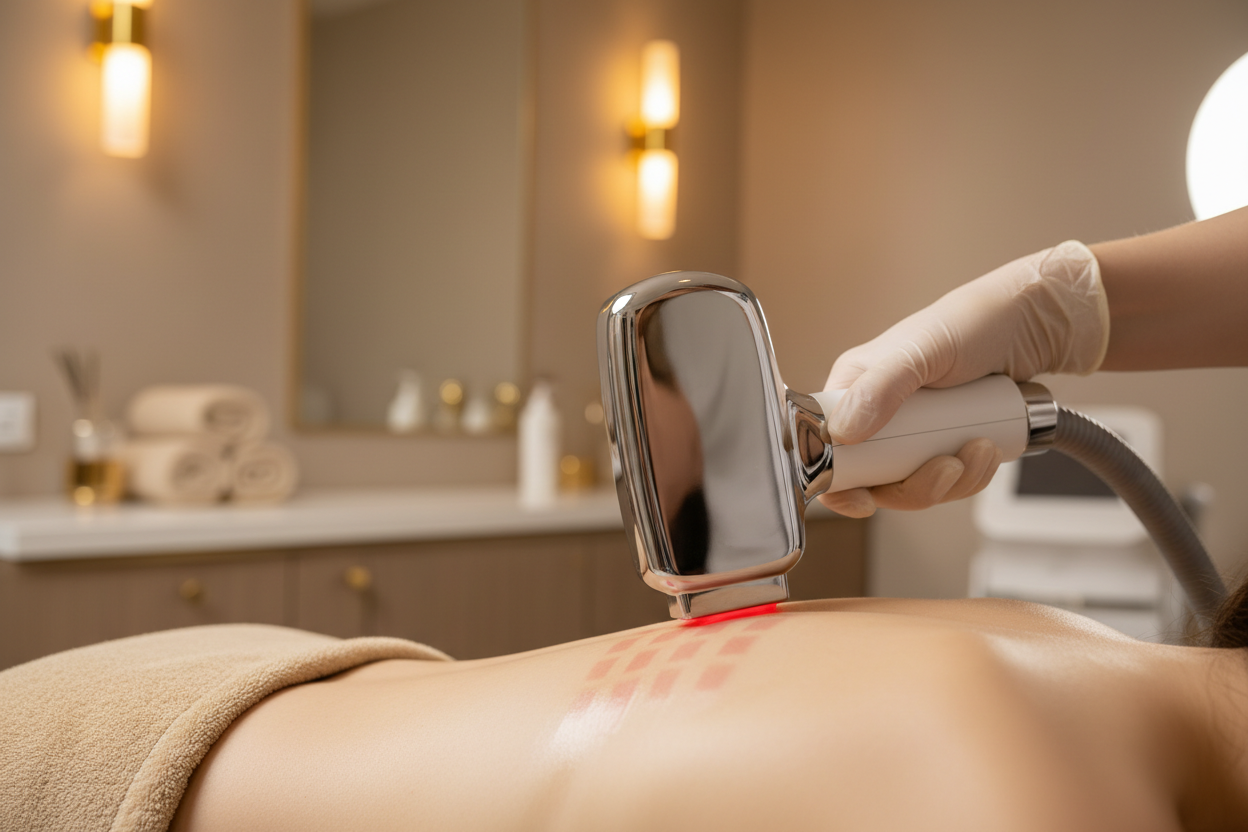 Depilação a laser nas costas