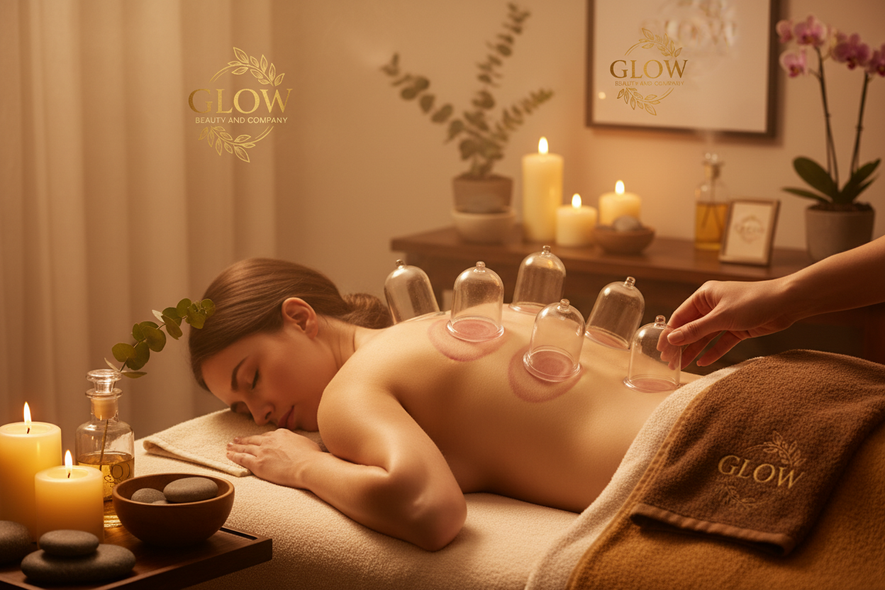 Massagem com ventosas Glow Beauty